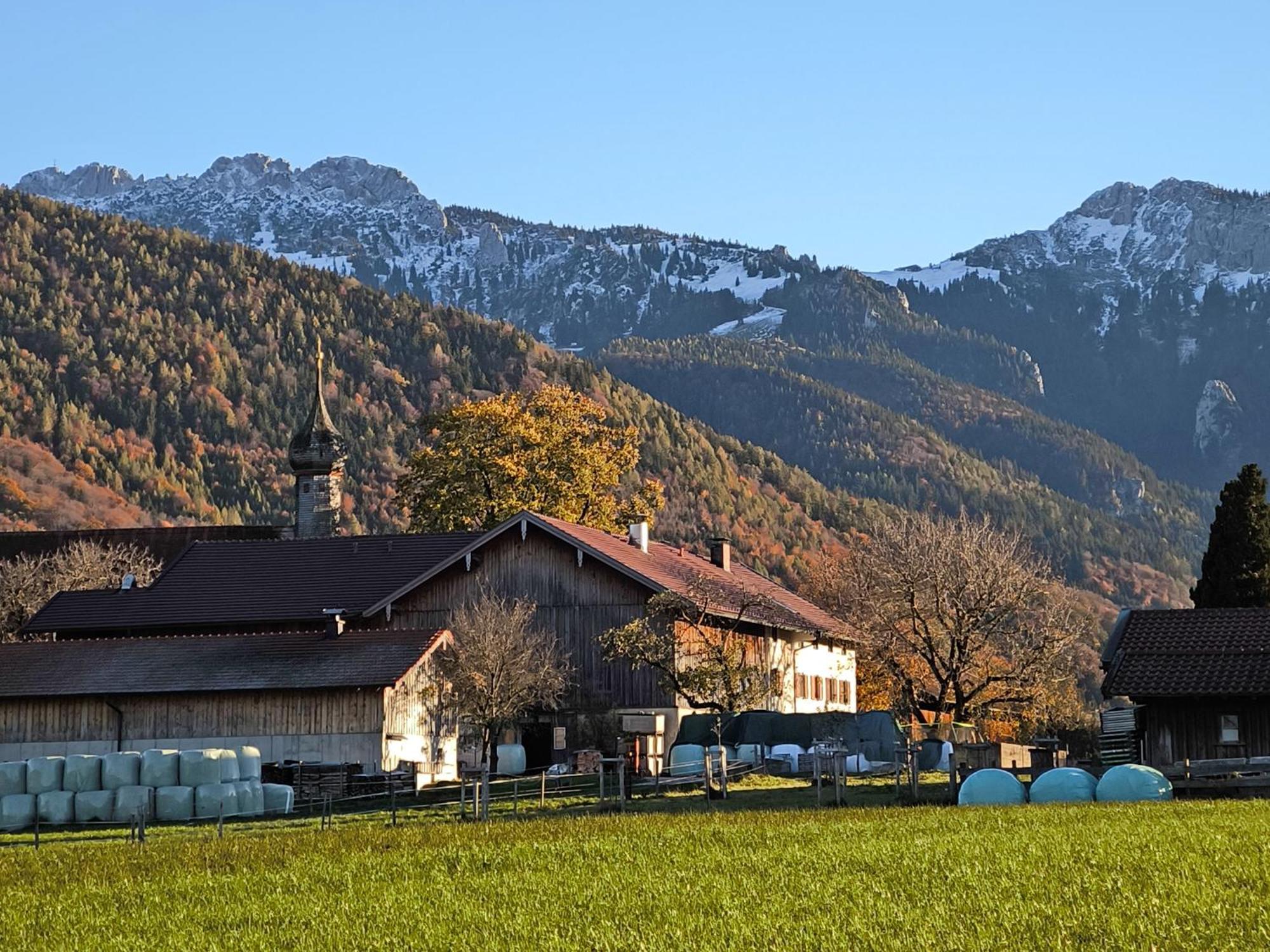 Villa Bauernhof Geigerhof Aschau im Chiemgau Esterno foto